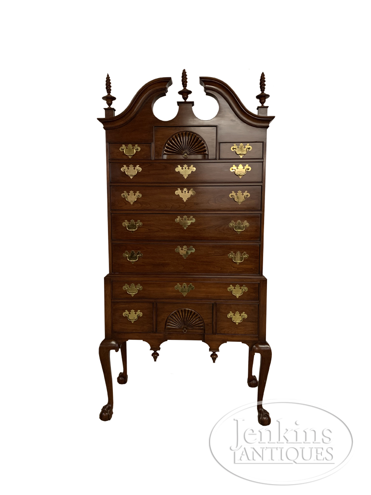 Henkel-Harris Cherry Ball & Claw Highboy Henkel-Harris Cherry Ball & Claw Highboy