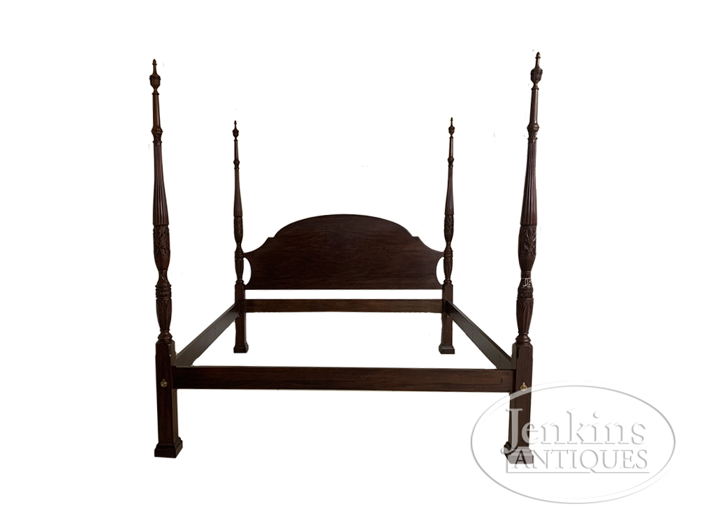 Henkel-Harris Carved Rice Bed King Henkel-Harris Carved Rice Bed King