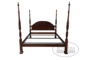 Henkel Harris Mahogany Rice Carved Bed (King)