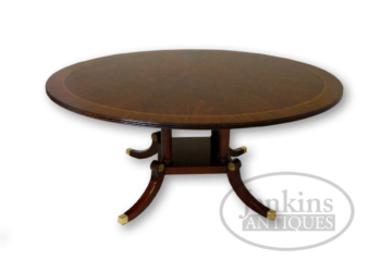 Henkel Harris Mahogany Inlaid Round Table