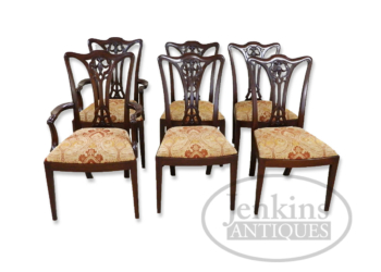 Henkel Harris Mahogany Chippendale Chairs (Set of 6)