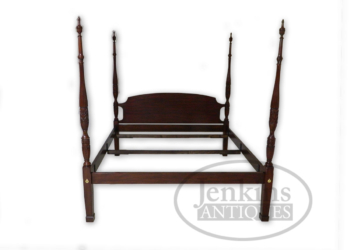 Henkel Harris Mahogany Rice Carved Bed (King)