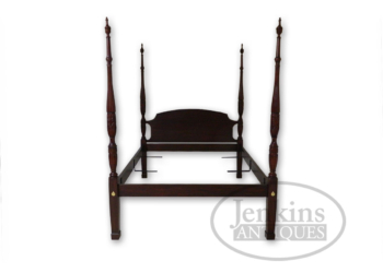 Henkel Harris Mahogany Rice Carved Queen Bed