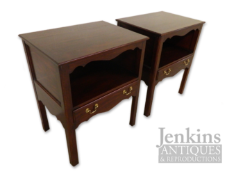 Henkel Harris Mahogany One-Drawer Nightstands