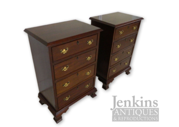 Craftique Mahogany 4-Drawer Night Stands (Pair)