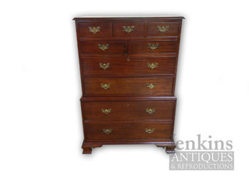 Craftique Mahogany Chest on Chest