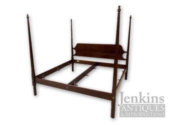 Craftique Mahogany KIng Pencil Post Bed