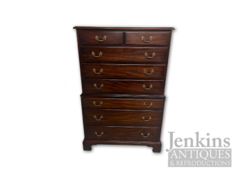 Henkel Harris Mahogany Chest on Chest